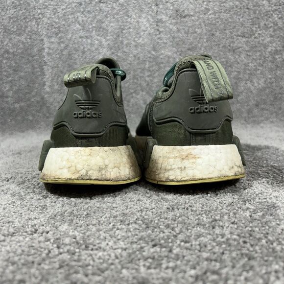 Adidas Boost NMD R1 CQ2414 Men’s Size 13 Night Cargo Green Athletic Shoes Used main image 7